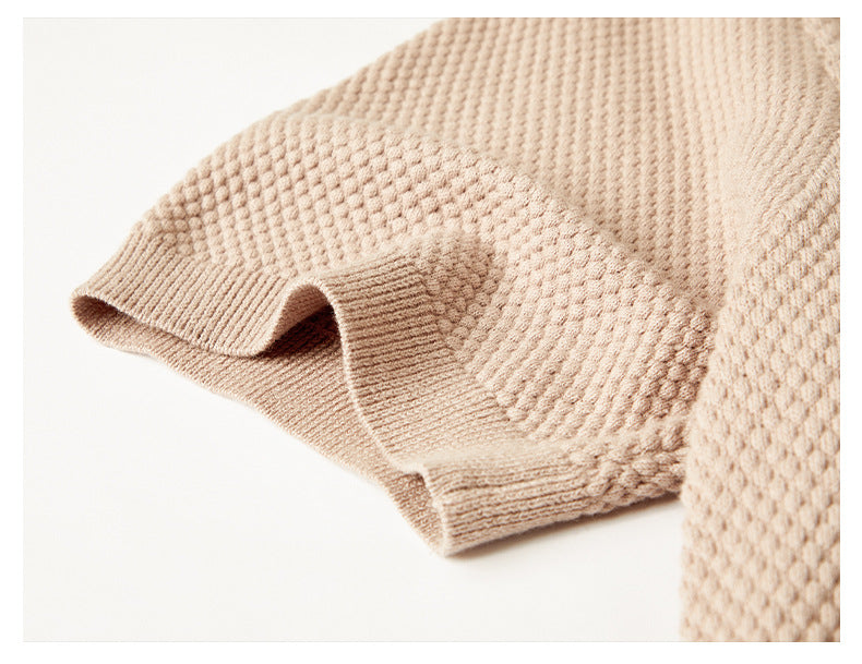 COTTON V-NECK POLO