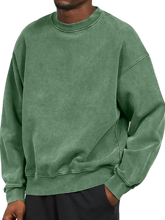 WASHED OVERSIZED SWEATSHIRT