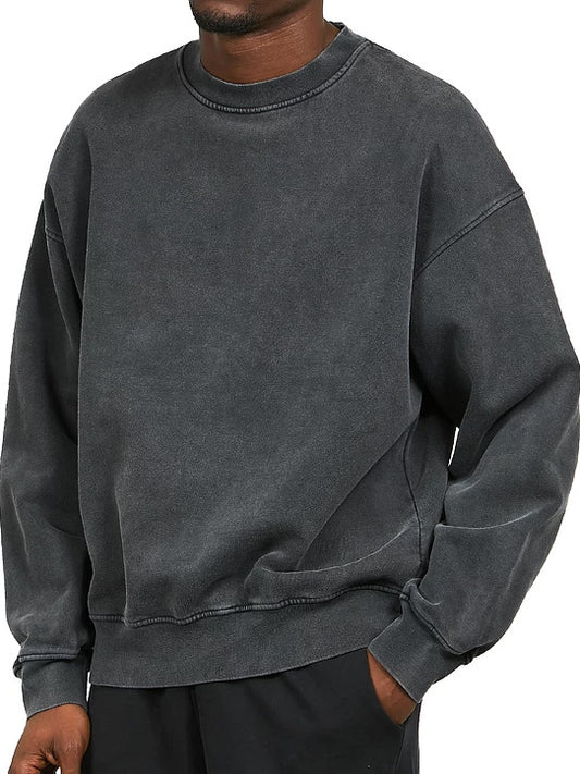 WASHED OVERSIZED SWEATSHIRT